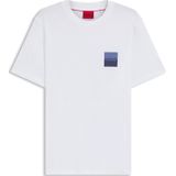 Hugo - T-shirt - Katoen - Gesplitst Logo - Regular Fit - Ronde Hals