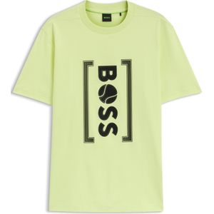 BOSS - Relaxed-fit T-shirt - Katoen - Tennis geïnspireerd 3D-logo