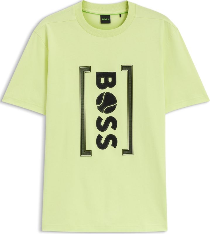 BOSS - Relaxed-fit T-shirt - Katoen - Tennis geïnspireerd 3D-logo