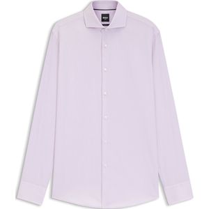 Slim-fit overhemd van kreukbestendige Oxfordkatoen