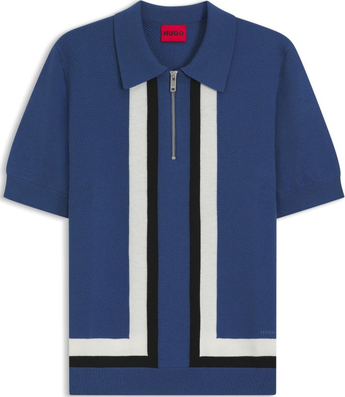 HUGO - SHOLPONE - Poloshirt - Regular Fit - All-over Motief