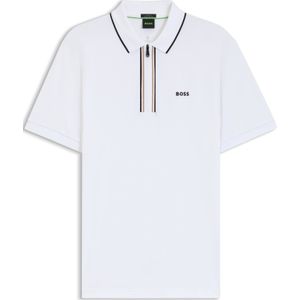 Slim-fit polo van sneldrogende stretchkatoen