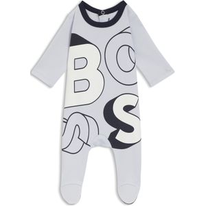 Katoenen babyslaappakje met logo-artwork