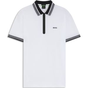 BOSS - Polo - Katoenpiqué - Met Ritssluiting