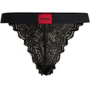 HUGO - Brief RL LACE - Slip - Zwart - Stretch-kant met Logo op de Band