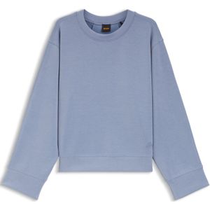 Relaxed-fit katoenen sweatshirt met logostiksel
