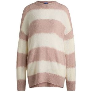 Oversized-fit trui met onregelmatige blokstrepen