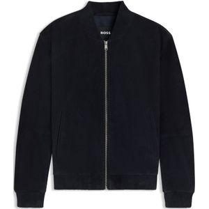Hugo - Black-lijn - Jas - Blauw - Suède - Heren