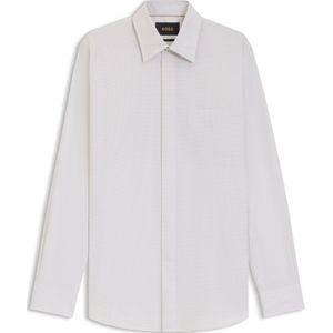 Regular-fit overhemd van Italiaanse geruite katoen