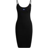 Hugo - Jurk - Zwart - Stretchstof - Dunne Bandjes