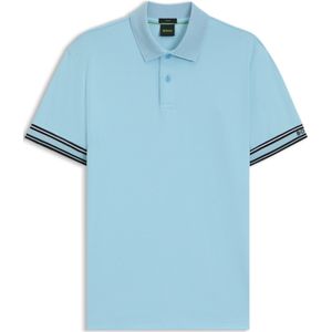 BOSS - Zone - Poloshirt - Grijs - Katoen - Korte Mouwen