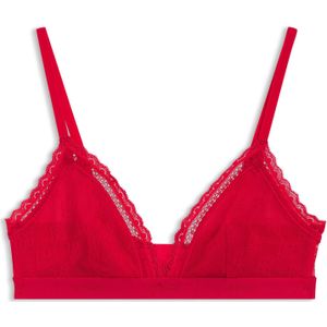 Kanten triangelbeha met logo op de onderband