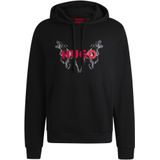 HUGO - Dueleyo - Hoodie - Katoen - Normale Pasvorm - Dierenprints