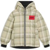 HUGO - Tussenjas - Beige - Geruit - Normale Pasvorm