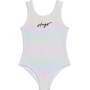 Iriserend kinderbadpak met logoprint