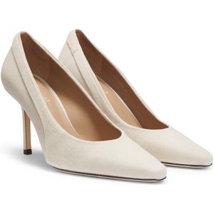 Pumps van suède met comfortabele binnenzool