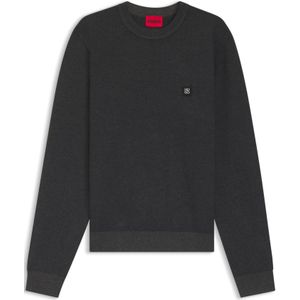 Gebreide trui met tweedelig logo