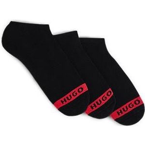 Set van drie paar onzichtbare sokken met logodetails