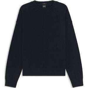 BOSS - FASCONA - Gebreide Pullover - Relaxed Fit - Puur Kasjmier