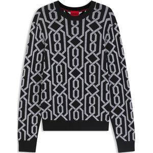 Hugo - Souvawn Pullover - Vesten - Zwart - Wolmix