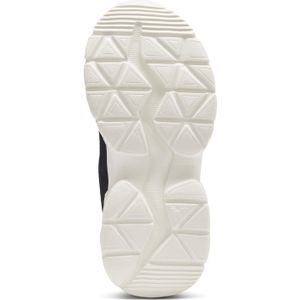 Kindersneakers van imitatieleer met doorschijnende details