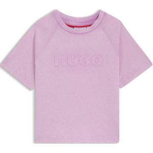 Katoenen T-shirt voor kinderen met logo op de borst