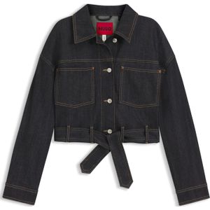 HUGO - GALATA - Jeansjack - Effen - Oversized - Katoenmix