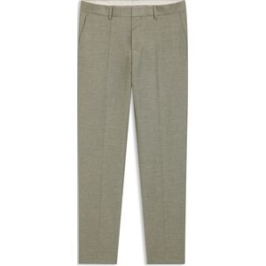 Slim-fit broek van stretchmateriaal met dessin