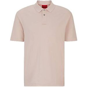 Polo van katoenpiqué met logoprint