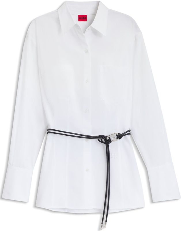 Hugo - Everlee 10272124 01 - Bloes - Slanke Pasvorm - Katoenen Twill