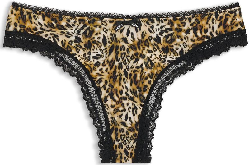 Hugo - Unique - Tanga - Met Kanten Randen - Normale Taille