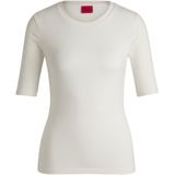 HUGO - Darnelia 10259804 - T-shirt - Wit - Katoen