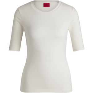 HUGO - Darnelia 10259804 - T-shirt - Wit - Katoen