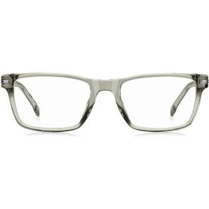 Optisch montuur van saliegroen acetaat met zilverkleurige scharnieren