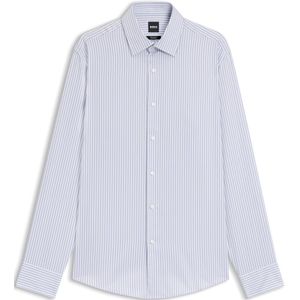 Regular-fit overhemd van gemakkelijk te strijken gestreept katoen