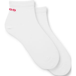 Set van twee paar korte sokken van een katoenmix