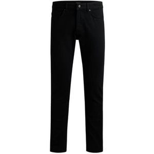 Slim-fit jeans van comfortabel stay-black stretchdenim