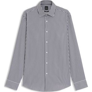 Regular-fit overhemd van gemakkelijk te strijken gestreept katoen