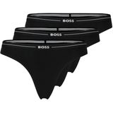 BOSS - String 3P THONG - Zwart - 3 Stuks