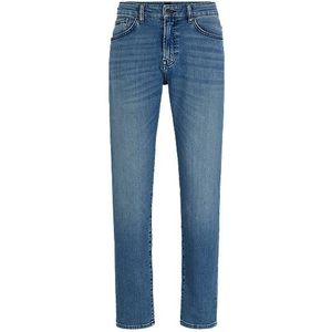 Regular-fit jeans van comfortabel blauw stretchdenim