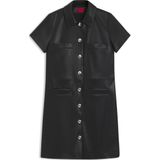 Hugo - Kalindana 1 - Jurk - Synthetisch Gecoat Materiaal - Regular Fit