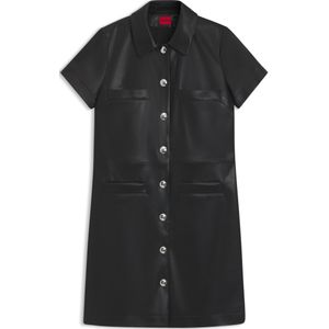 Hugo - Kalindana 1 - Jurk - Synthetisch Gecoat Materiaal - Regular Fit