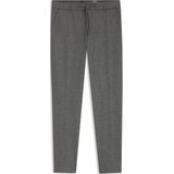 Tapered fit stoffen broek met wol, model 'PERIN'