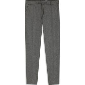 Tapered fit stoffen broek met wol, model 'PERIN'