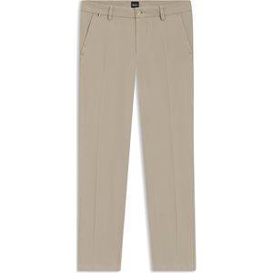 Slim-fit broek van gestructureerde stretchkatoen
