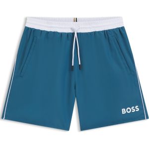 Sneldrogende zwemshorts met logoprint