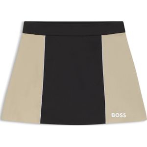 Actieve rok van stretchjersey met blokkleuren