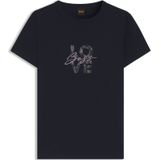 BOSS - 50551428 - T-shirt - Marineblauw - Katoen - Korte Mouwen