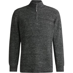 Gemêleerde ruitertrui in troyer-stijl