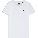 BOSS - T-shirt - Katoenen Jersey - Artwork op de Borst